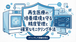 再生医療の培養環境を守る精度管理と確実なモニタリング手法